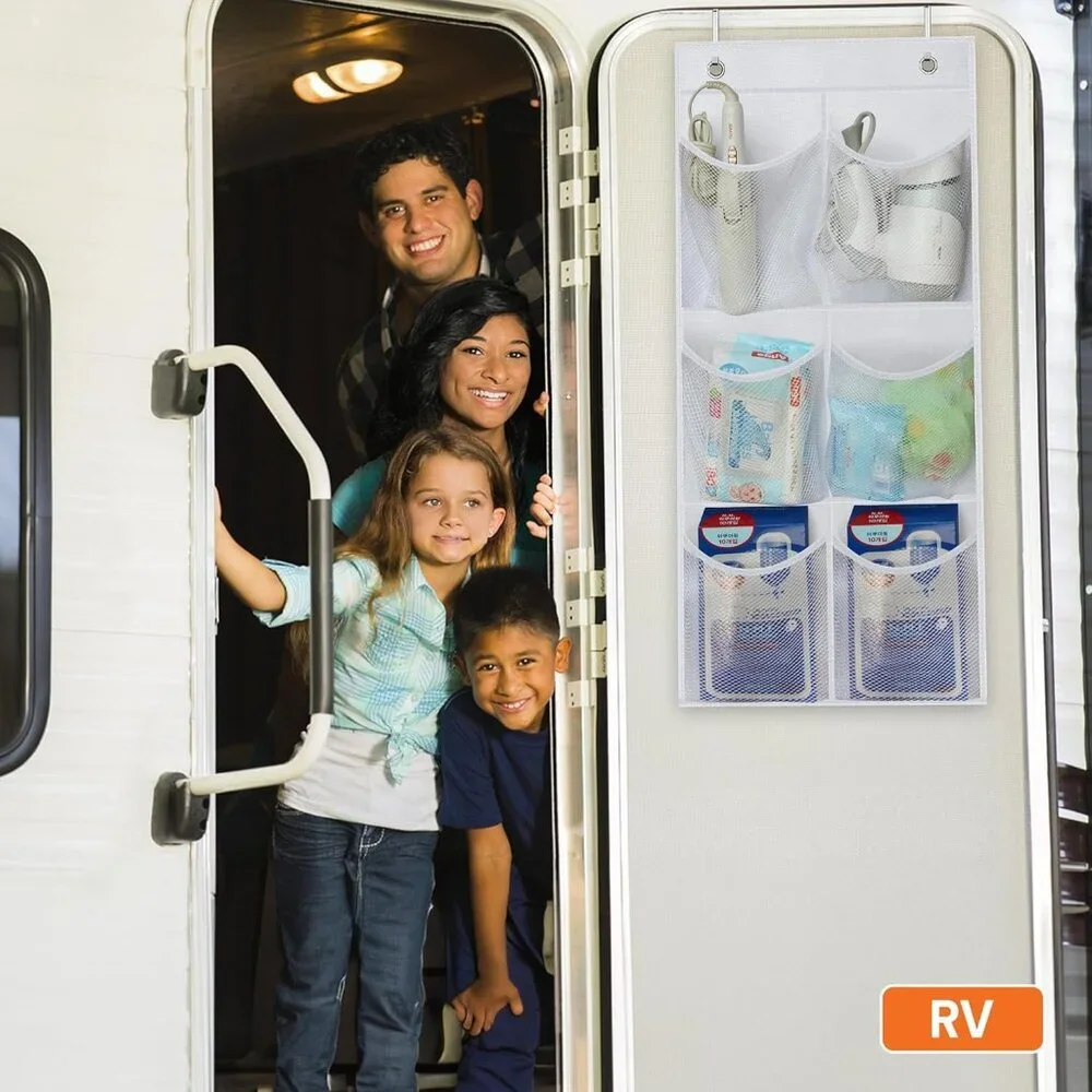 Heavy-Duty 2-Pack Narrow Shoe Organizer with Over-the-Door Hanging Capability